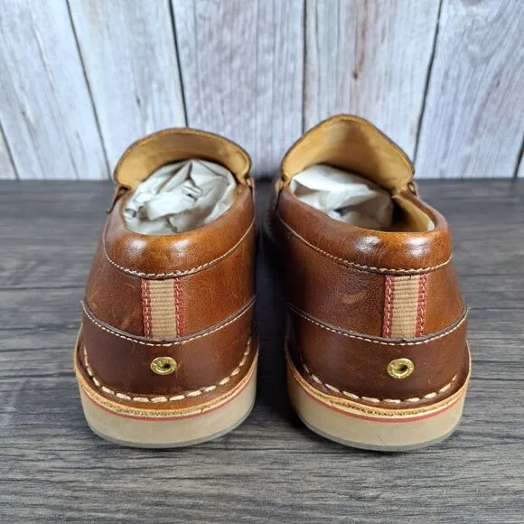 Sperry Gold Cup Leather Slip On Norfolk Penny Loafer Men's Sz 11 M Brown (VGC)