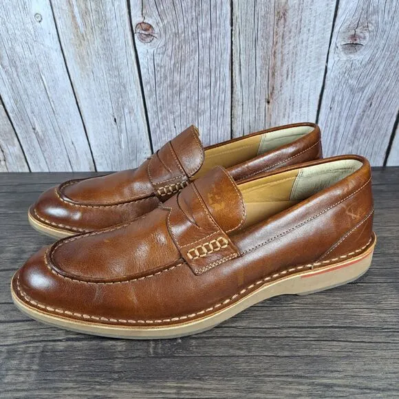 Sperry Gold Cup Leather Slip On Norfolk Penny Loafer Men's Sz 11 M Brown (VGC)