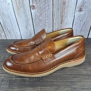 Sperry Gold Cup Leather Slip On Norfolk Penny Loafer Men's Sz 11 M Brown (VGC)