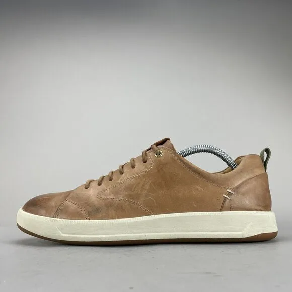 Sperry Gold Cup Men’s Size 9 Brown Leather Casual Sneakers Walking Shoes Low Top