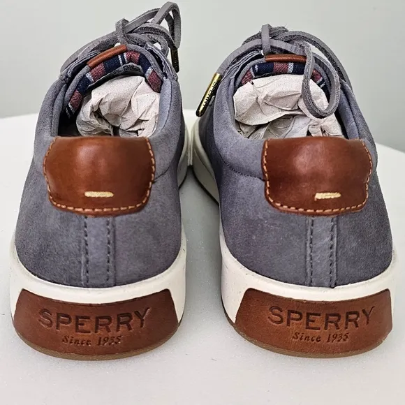 Sperry Women's Vulcanized Anchor Plushwave LTT Suede Sneaker Shoes 6.5