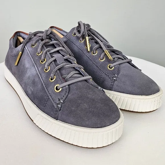 Sperry Women's Vulcanized Anchor Plushwave LTT Suede Sneaker Shoes 6.5