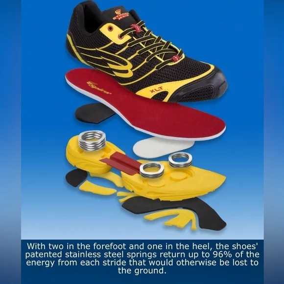 Spira Stinger XLT The Gentlemen's Spring Loaded Racing Running Shoes size 12.5