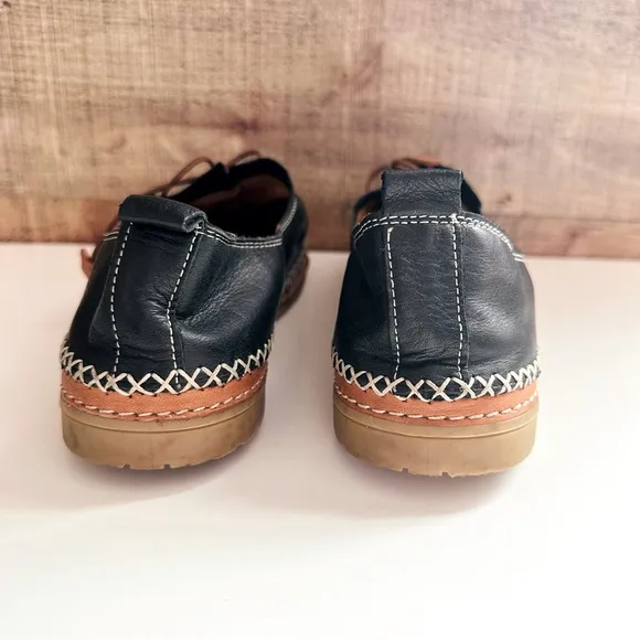 Spring Step Berna Genuine Leather Black Shoes