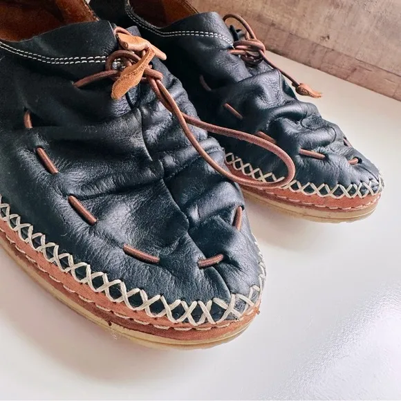 Spring Step Berna Genuine Leather Black Shoes