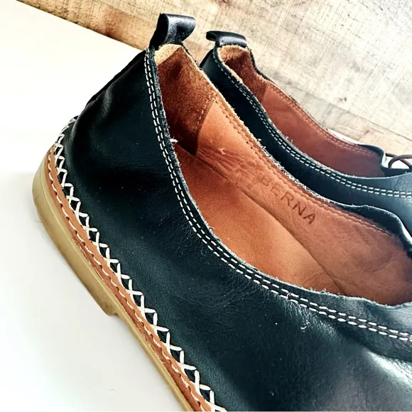 Spring Step Berna Genuine Leather Black Shoes