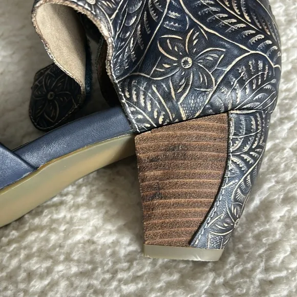 Spring Step L’Artiste Toolie Shoes in Blue Size 41