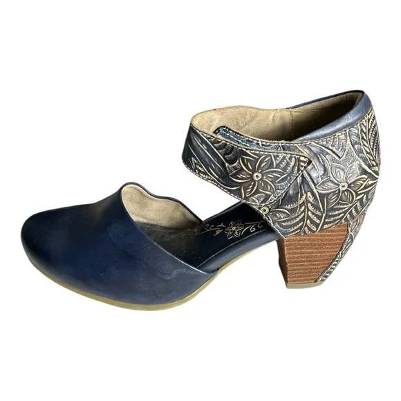 Spring Step L’Artiste Toolie Shoes in Blue Size 41