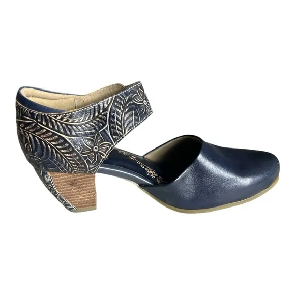 Spring Step L’Artiste Toolie Shoes in Blue Size 41