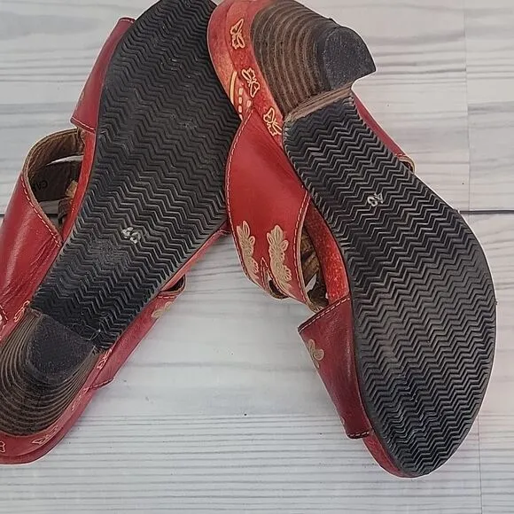 Spring Step Carlina L'artiste collection slide mules Size 40 (US 8.5)