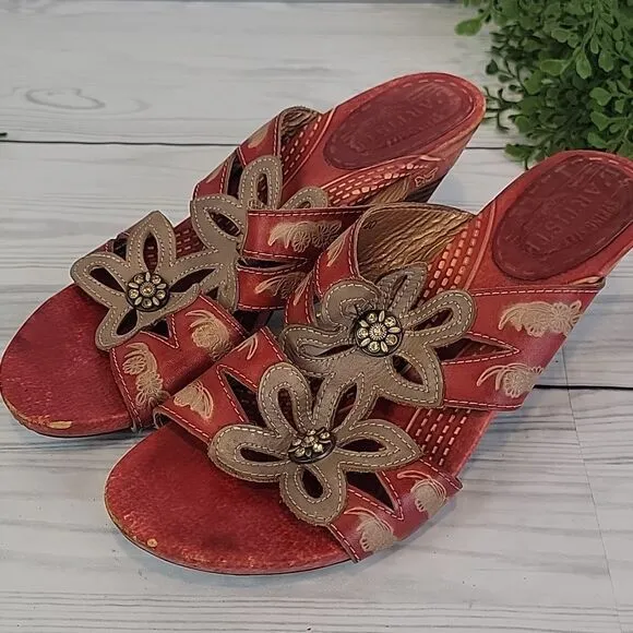 Spring Step Carlina L'artiste collection slide mules Size 40 (US 8.5)