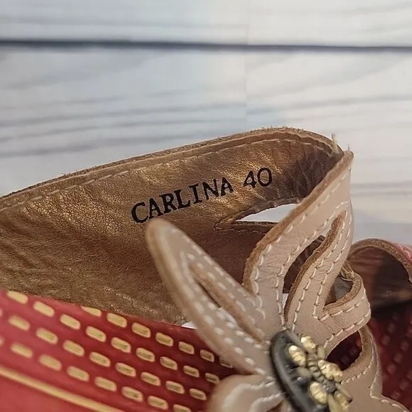 Spring Step Carlina L'artiste collection slide mules Size 40 (US 8.5)