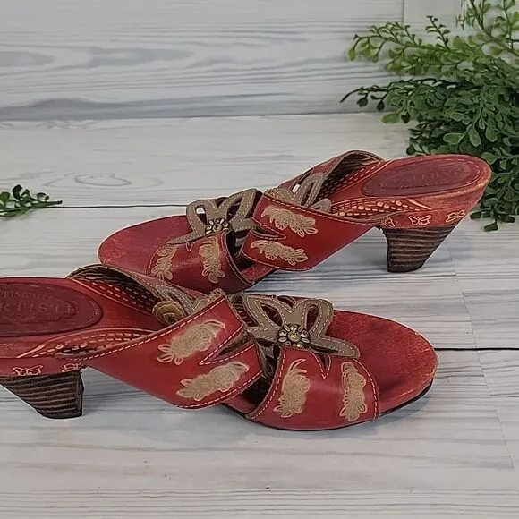 Spring Step Carlina L'artiste collection slide mules Size 40 (US 8.5)