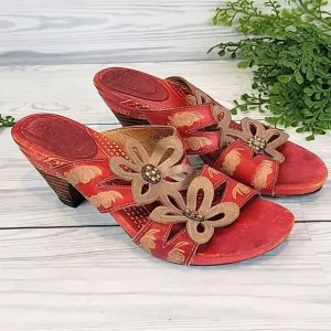 Spring Step Carlina L'artiste collection slide mules Size 40 (US 8.5)