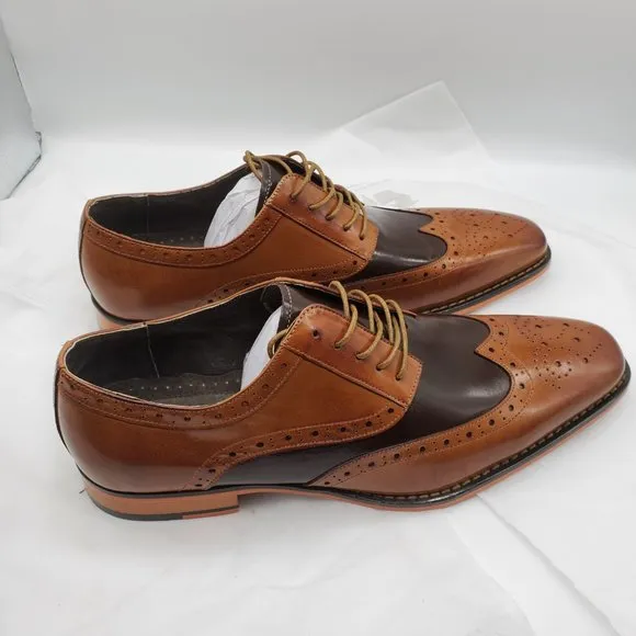 STACY ADAMS Men's Tinsley Wingtip Lace-Up Oxford | 11.5 | NWOB