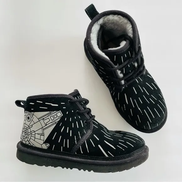 Star Wars UGG boots size 5 kids goth