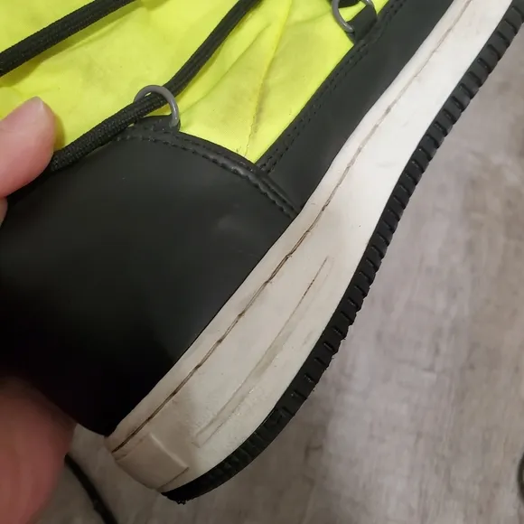 Stella McCartney Neon Yellow Snow Boots Size 36