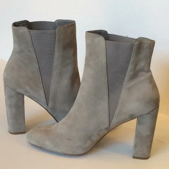 Steve Madden Gray Suede Ankle Boots Size 11
