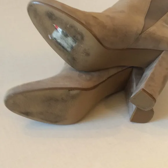 Steve Madden Gray Suede Ankle Boots Size 11