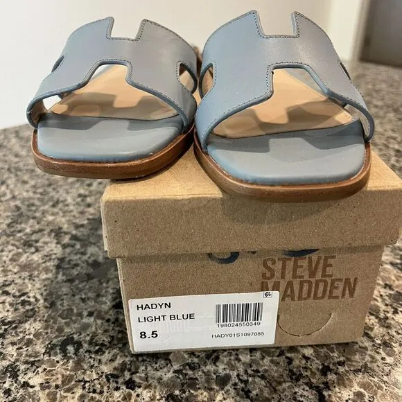 Steve Madden Hadyn Sandals Light Blue Size 8.5‎ NWT