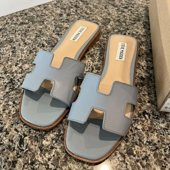 Steve Madden Hadyn Sandals Light Blue Size 8.5‎ NWT