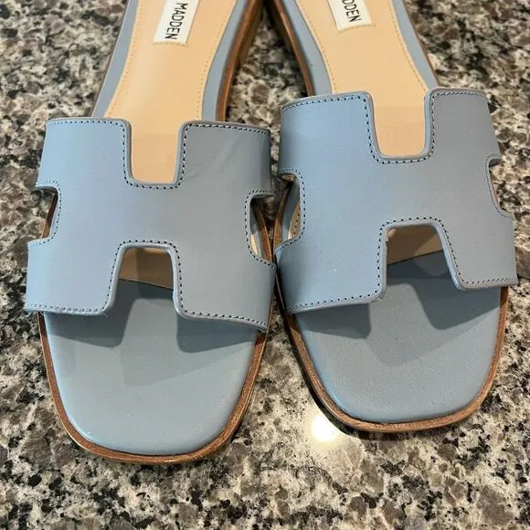 Steve Madden Hadyn Sandals Light Blue Size 8.5‎ NWT