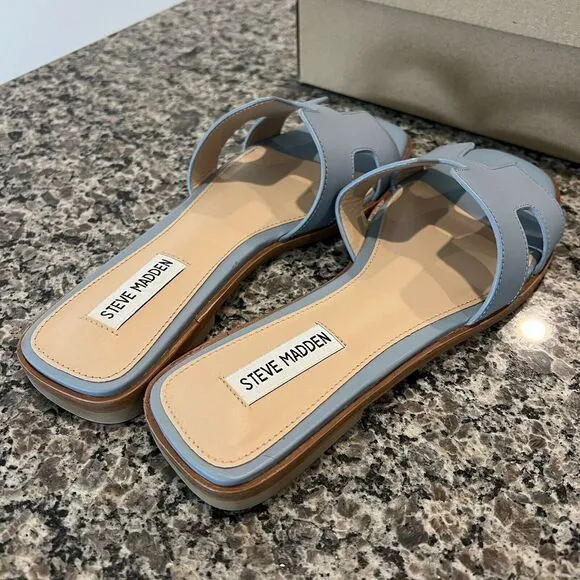 Steve Madden Hadyn Sandals Light Blue Size 8.5‎ NWT