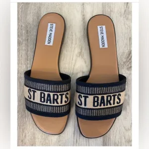Steve Madden Knox St Barts Slides Sandals Sz 9.5