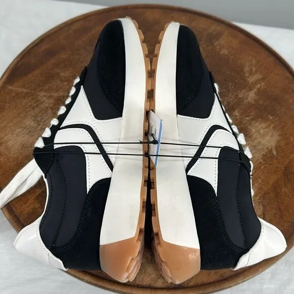 Steve Madden Shoes Wm 9 Black White Fashion Jogger Sneakers