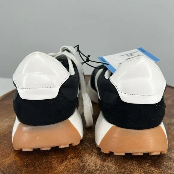 Steve Madden Shoes Wm 9 Black White Fashion Jogger Sneakers