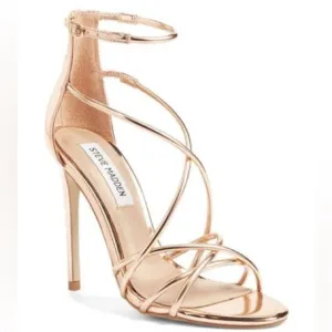 Steve Madden Strappy Gold Heels