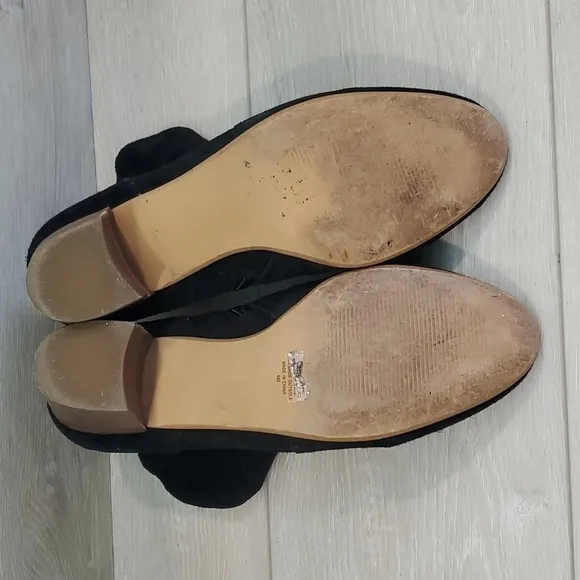 Steve Madden Women Hipster Suede Ankle Heels shoes boots sz 9B