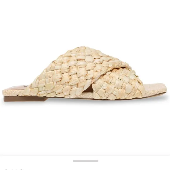Steve Madden Women's Natural Raffia Sandals - New