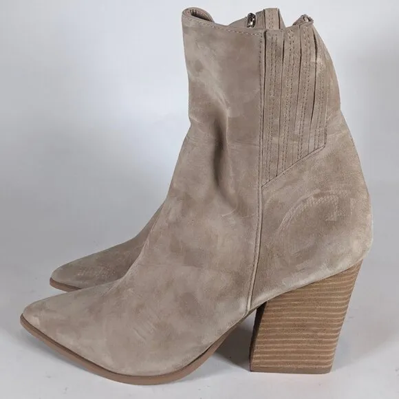 Steve Madden Women's Tan Ankle High Boots - Size 10