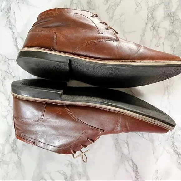 Steve Madden Harken leather mens boots