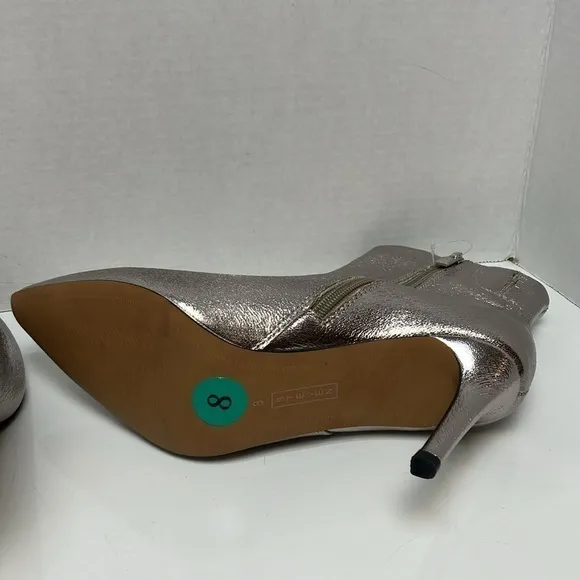 Steven New York silver ankel  boots size 8