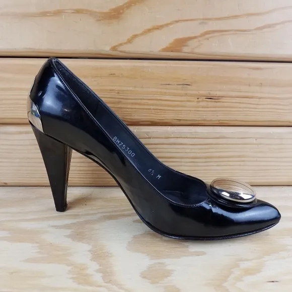 Stuart Weitzman 6.5 US Slip on Leather Stiletto High Heels Pumps