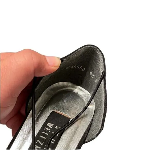 Stuart Weitzman Black Heels - Size 9.5