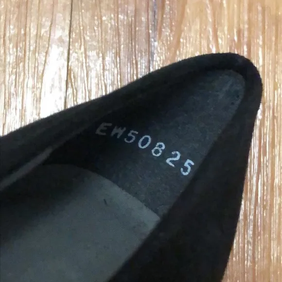 Stuart Weitzman Black Suede Heels Size 10 N