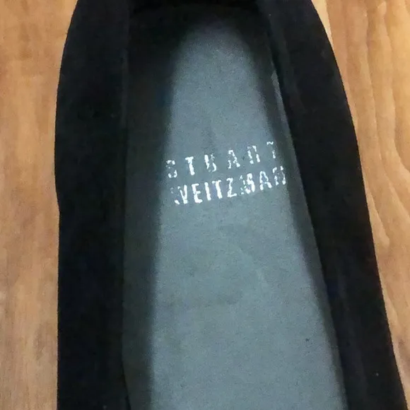 Stuart Weitzman Black Suede Heels Size 10 N