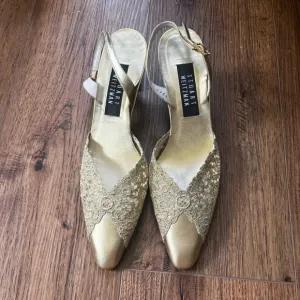 Stuart Weitzman Gold Heels