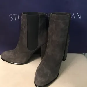 Stuart Weitzman Gray Ankle Boots