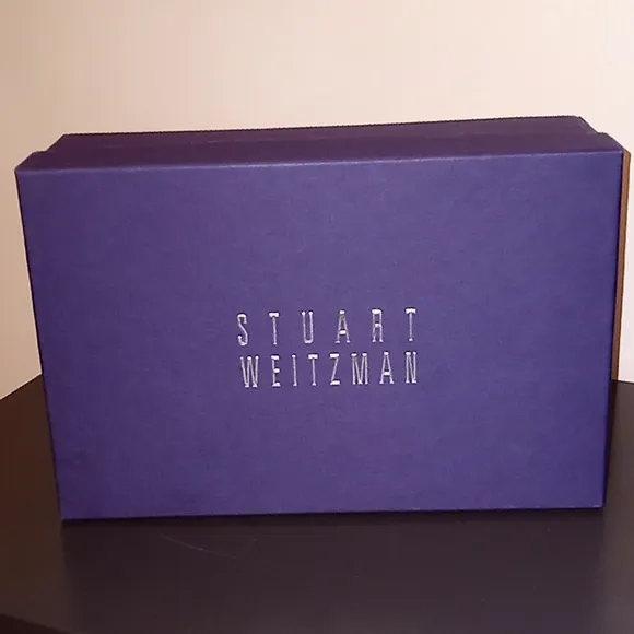 Stuart Weitzman Unique Black Suede Ankle Boots Sz. 9 w/Dust Bag &amp; Box