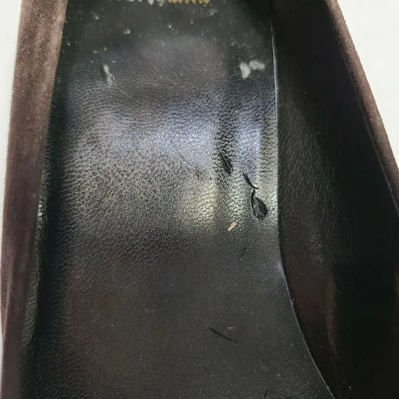 Stuart Weitzman women shoes Pump Brown Suede heels shoes  sz 8.5