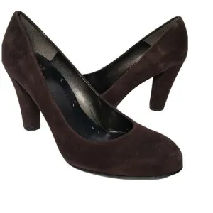 Stuart Weitzman women shoes Pump Brown Suede heels shoes  sz 8.5