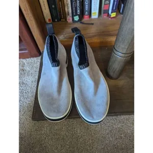 Stuart Weitzman Womens Dove Tail Blue Grey Suede Sneakers shoes Size 9.5