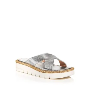 STUART WEITZMAN Womens Gray 1/2&quot; Platfrom Roza Wedge Sandals 7.5 B