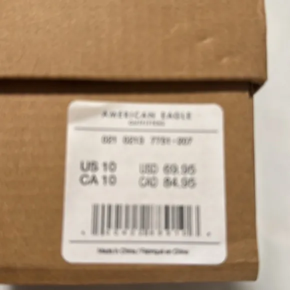Suede Boat Shoes Mens 10 Tan American Eagle