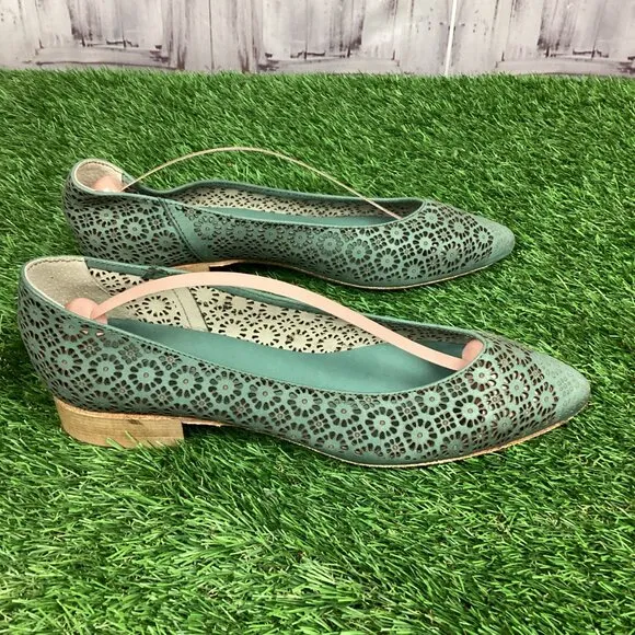 Sundance Ballerina Flat Shoes Laser Cut 40