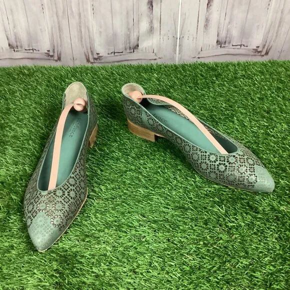 Sundance Ballerina Flat Shoes Laser Cut 40